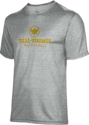 Sublimation Boy's Heather Poly Cotton Tee BK